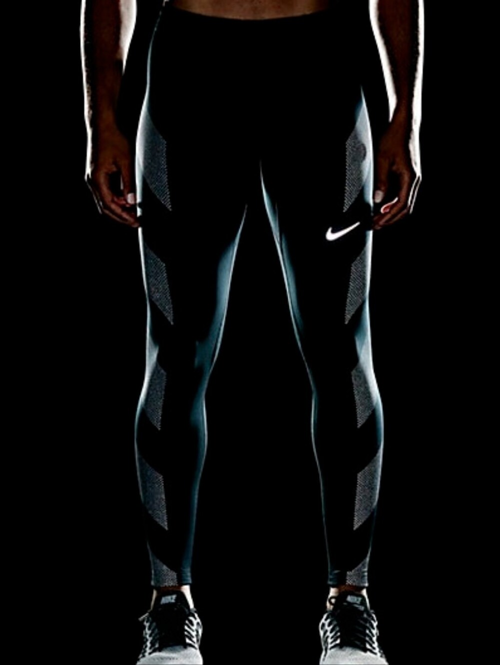 NIKE COMPRESSION RUNNING TIGHTS - REFLECTIVE - Picture 9 of 10